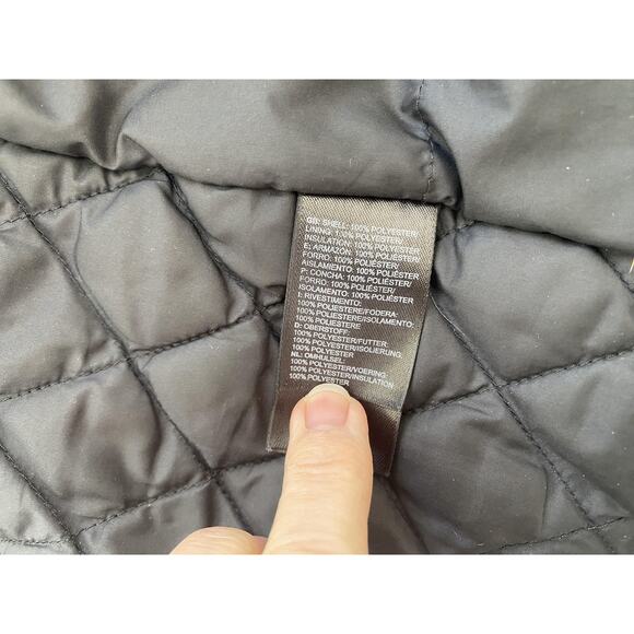The North Face Jacket Womens Medium Black Thermoball Quilted Full Zip Insulated - Picture 9 of 16
